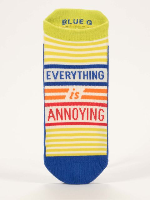 Blue Q Sneaker Socks Annoying